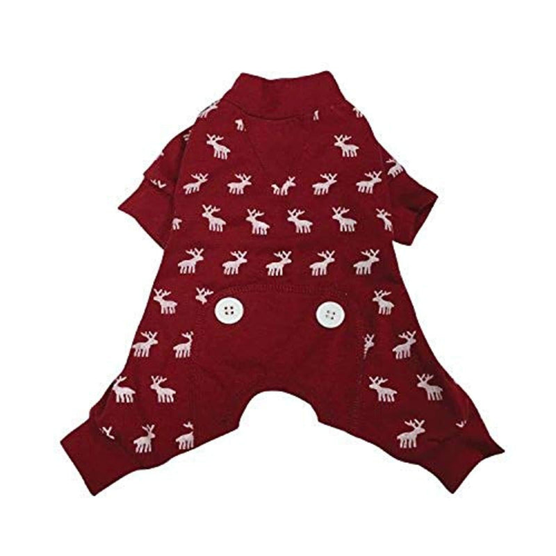 [Australia] - Foufou Dog Moose Pajamas Large Red 