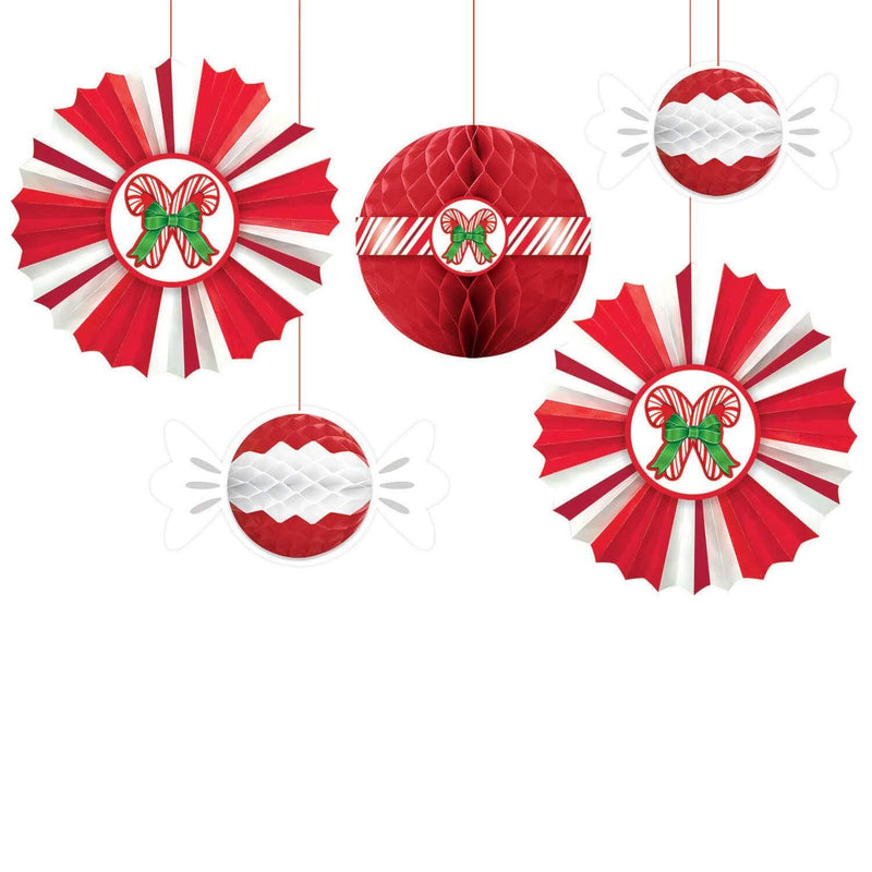 Christmas Peppermint Fan & Honeycomb Multipack, 5 Ct. - PawsPlanet Australia