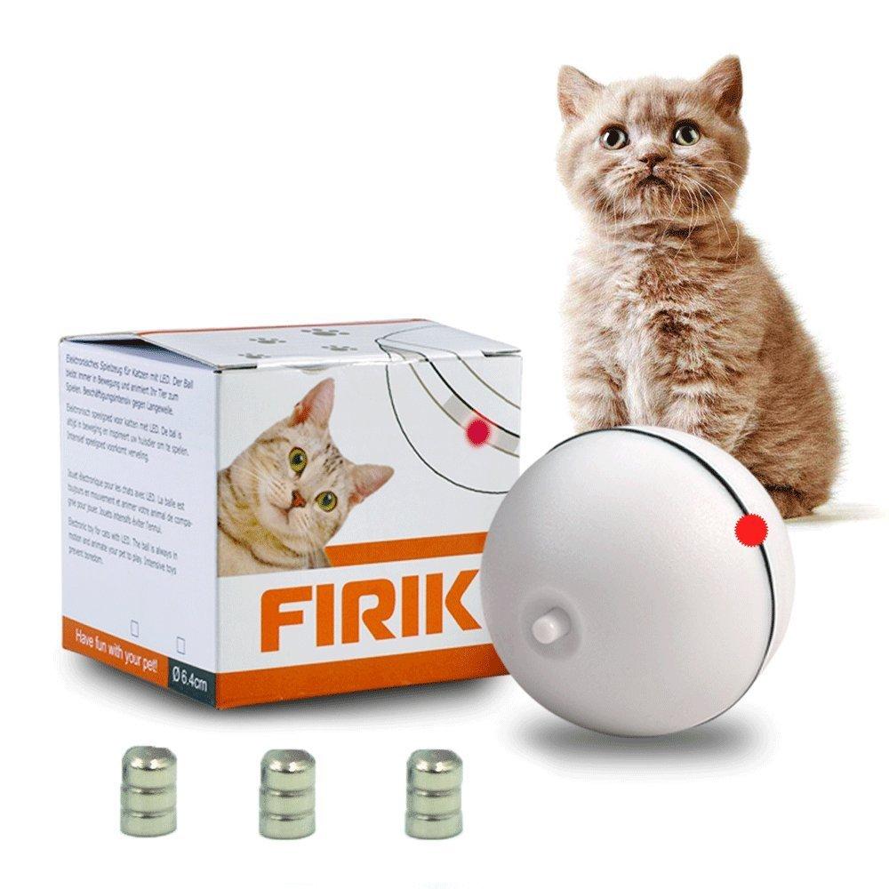 [Australia] - Toys For Cat - Ball Interactive Automatic Rolling Light Entertainment Exercise For Cats And Puppy Dogs(9 Batteries Included) 