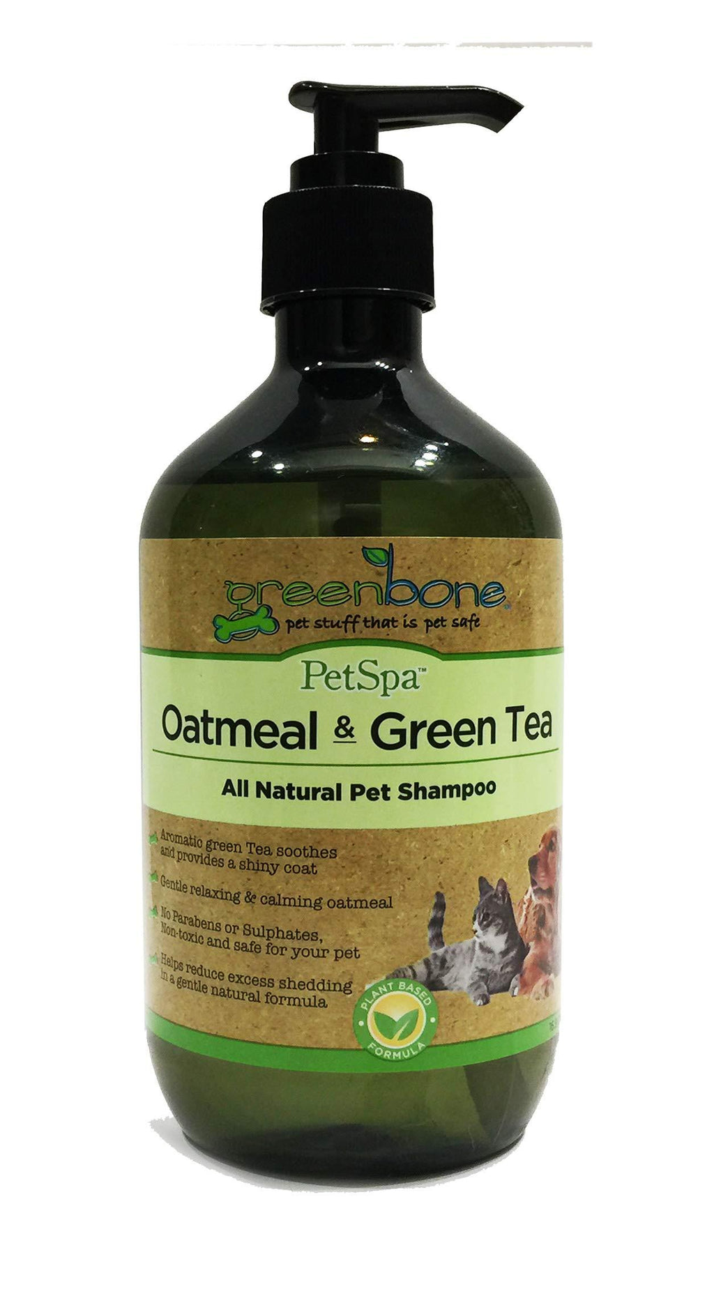 [Australia] - Greenbone All Natural Pet Shampoo Oatmeal & Green Tea 