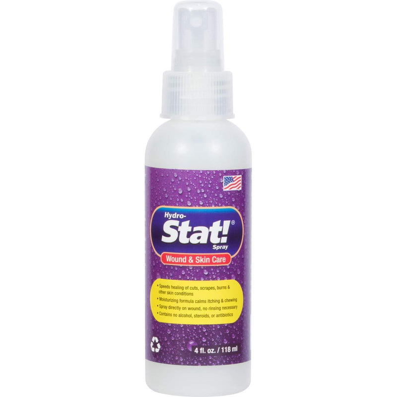 Stat! Spray Dog and Cat Wound Care - Pet First Aid Spray Promotes Fast Healing and Soothing Relief - Topical Animal Treatment for Hot Spots, Cuts, Burns, Itching, and Other Skin Irritations - 4 oz - PawsPlanet Australia