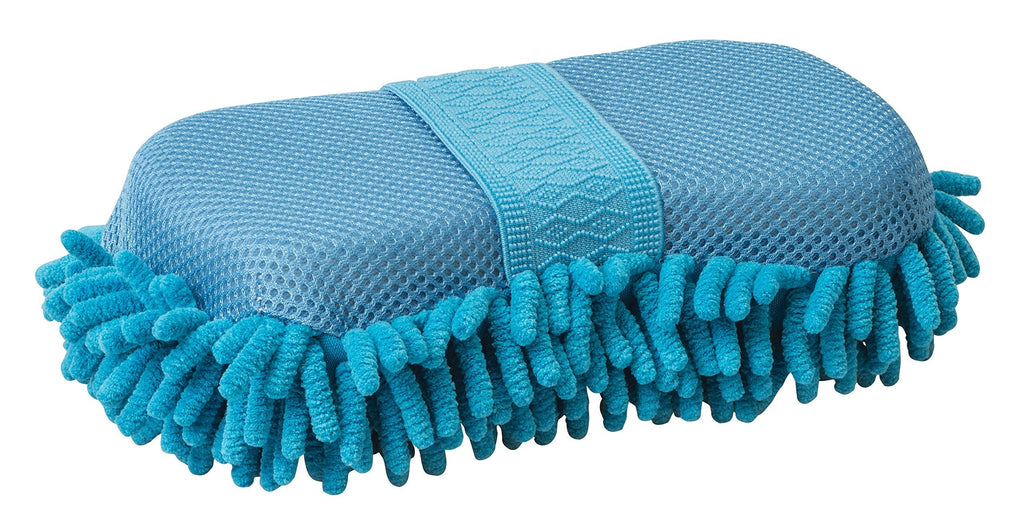 [Australia] - Weaver Leather Sponge with Microfiber Fingers Blue 