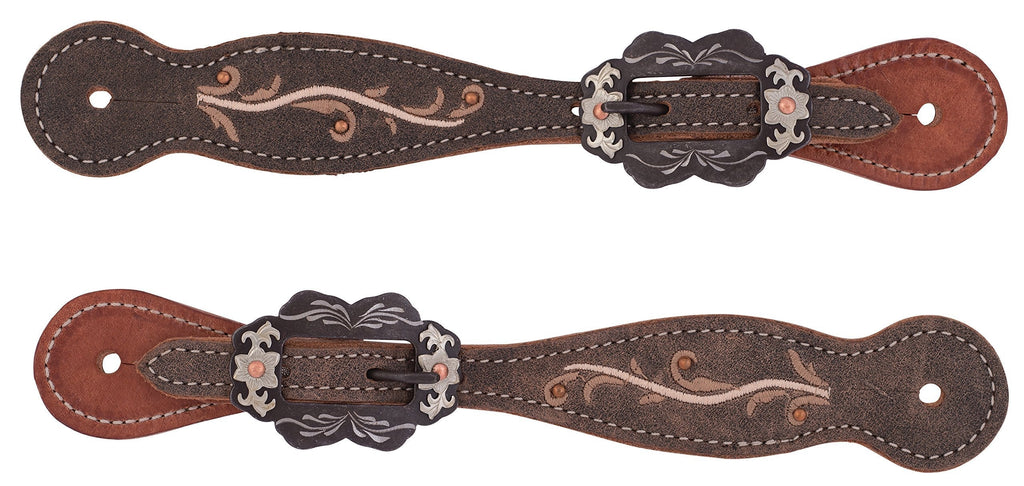 Weaver Leather Country Charm Collection Ladies' Spur Straps - PawsPlanet Australia