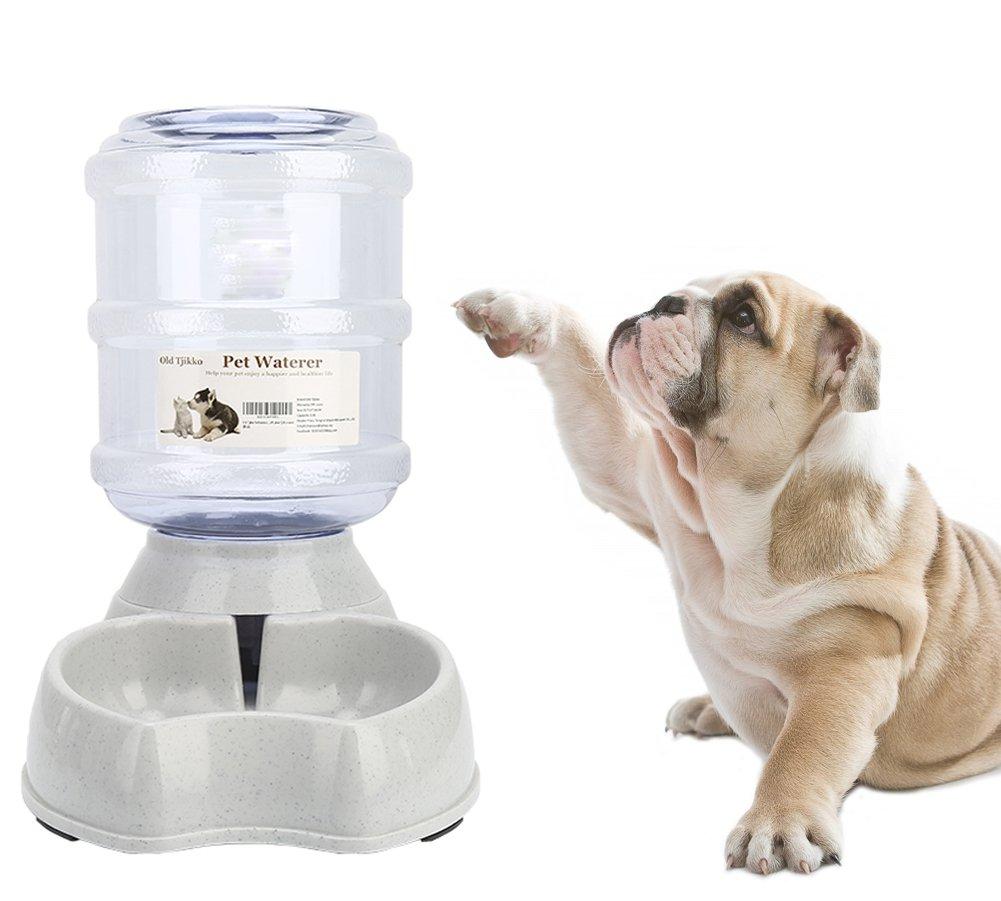 [Australia] - Old Tjikko Dogs Water Dispenser,Water Bowl for Dogs,Pet Water Dispenser,Automatic Dog Water Bowl Cat Water Dispenser Dog Drinking Fountain,1 Gallon (Water Dispenser) 