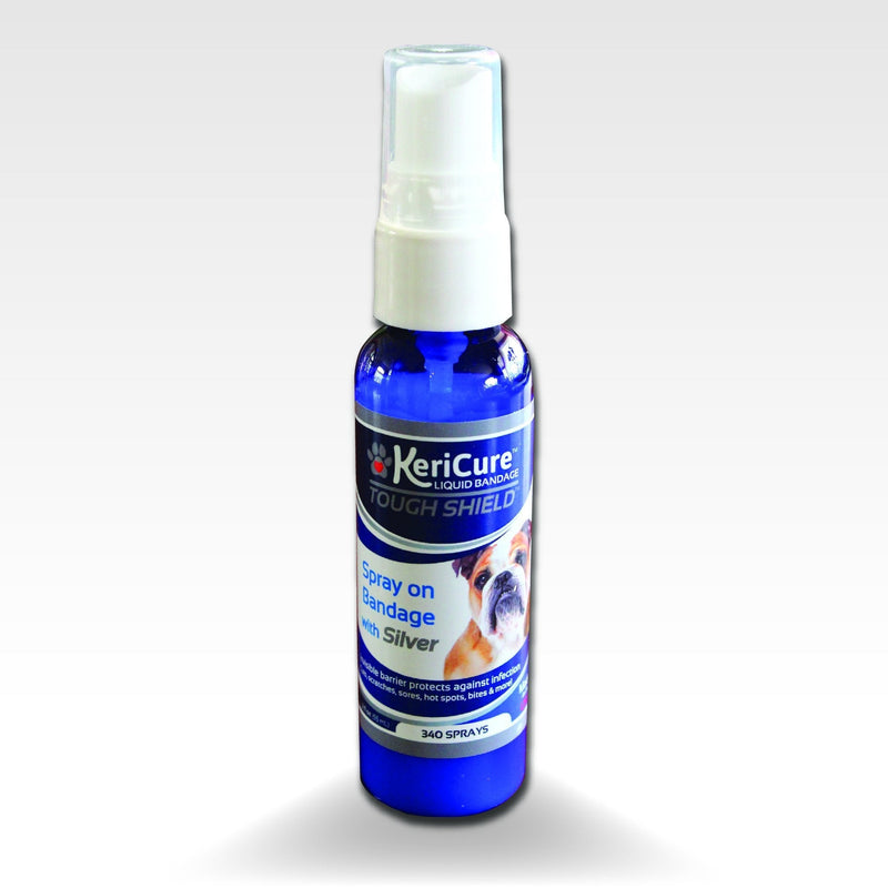 KeriCure Tough Shield Liquid Bandage, 2oz Spray on Liquid Bandage for Pets, Dogs, Cats and Small Animal Skin and Wound Care, Woman Owned Small Business, Made in The USA - PawsPlanet Australia