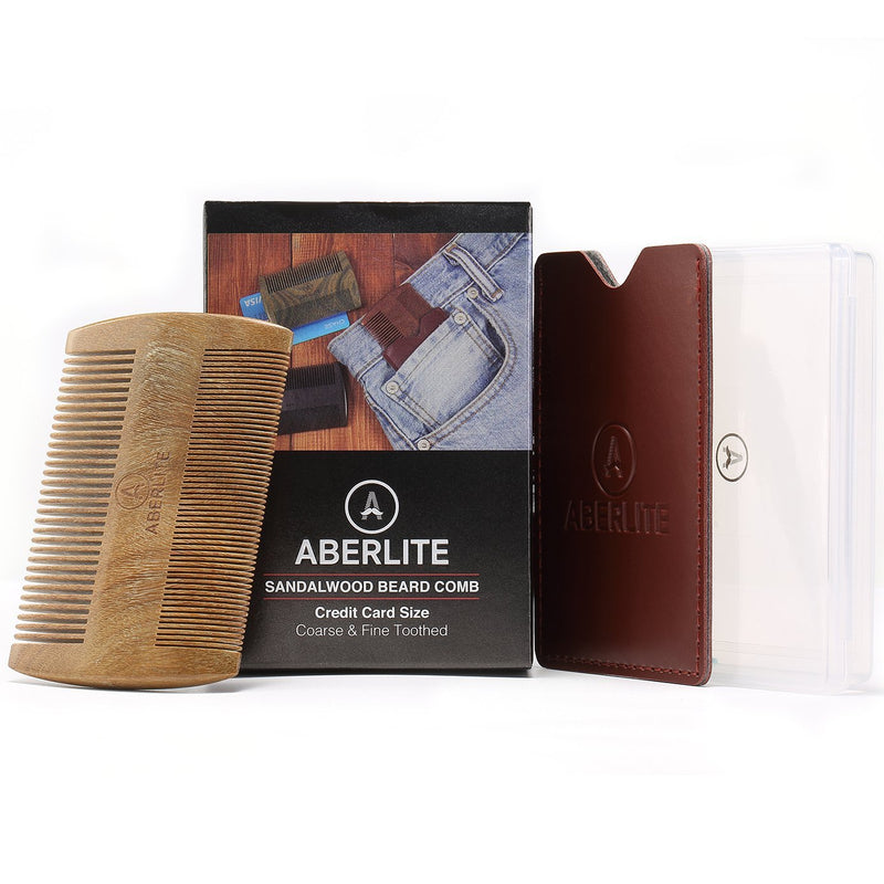 [Australia] - Aberlite Beard Straightening Comb Sandalwood (Green Sandalwood) Green Sandalwood 