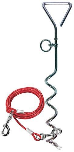 [Australia] - MSA Motorsportandaccessories Dog Anchor TIE Down Stick and Lead Complete KIT - Safely Secure Your Dog OR PET Outside at Home Camping OR Caravan Dog Anchor 
