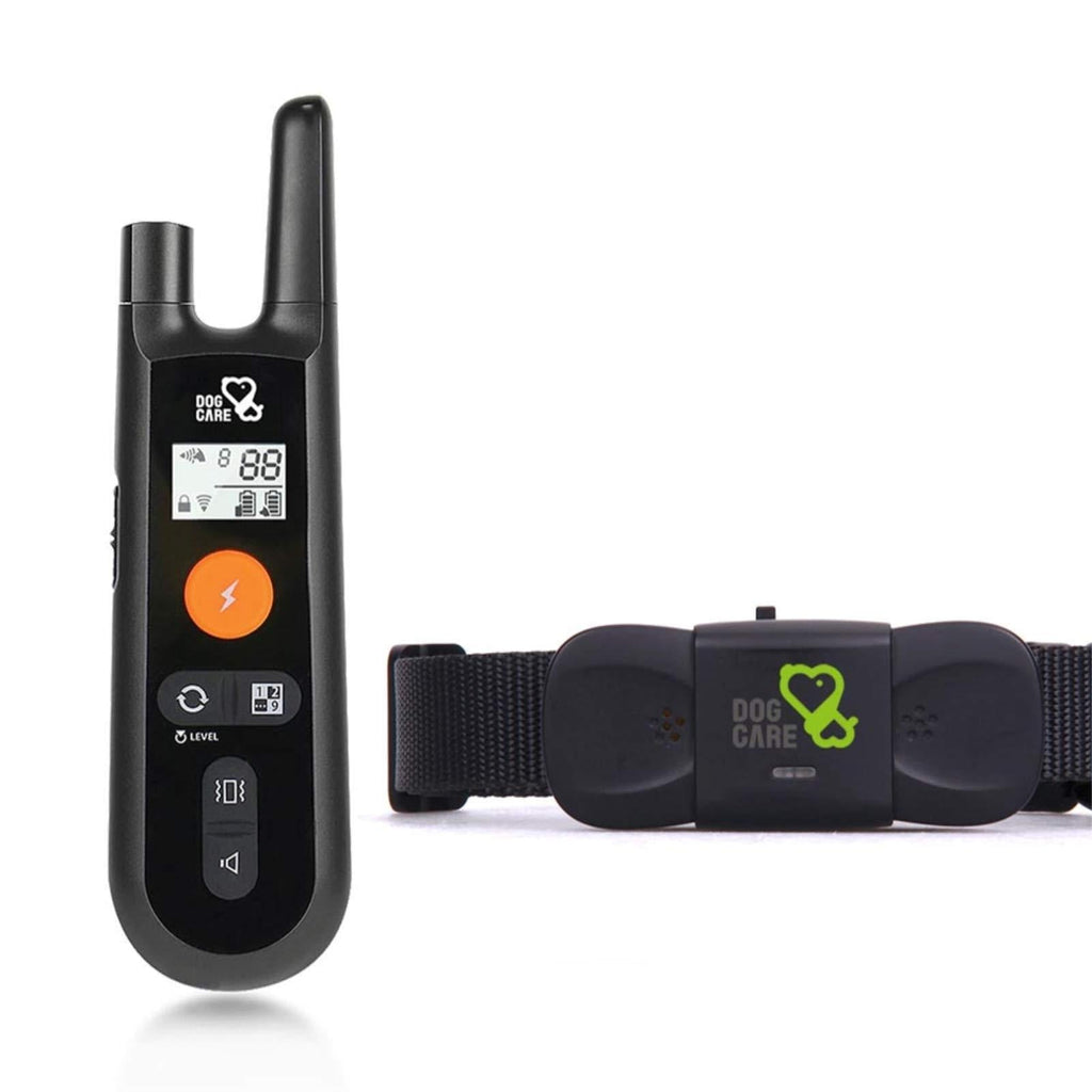 [Australia] - Dog Training Collar - Rechargeable Dog Shock Collar with Beep, Vibration and Shock Training Modes, Rainproof Training Collar, Long Remote Range, Adjustable Shock Levels Dog Training Set 