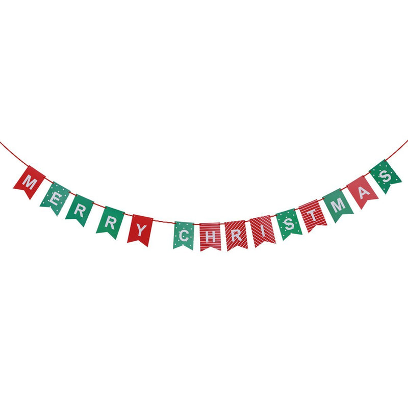 Tinksky Christmas Flag Bunting Garland Letter Banner Party Decoration - PawsPlanet Australia