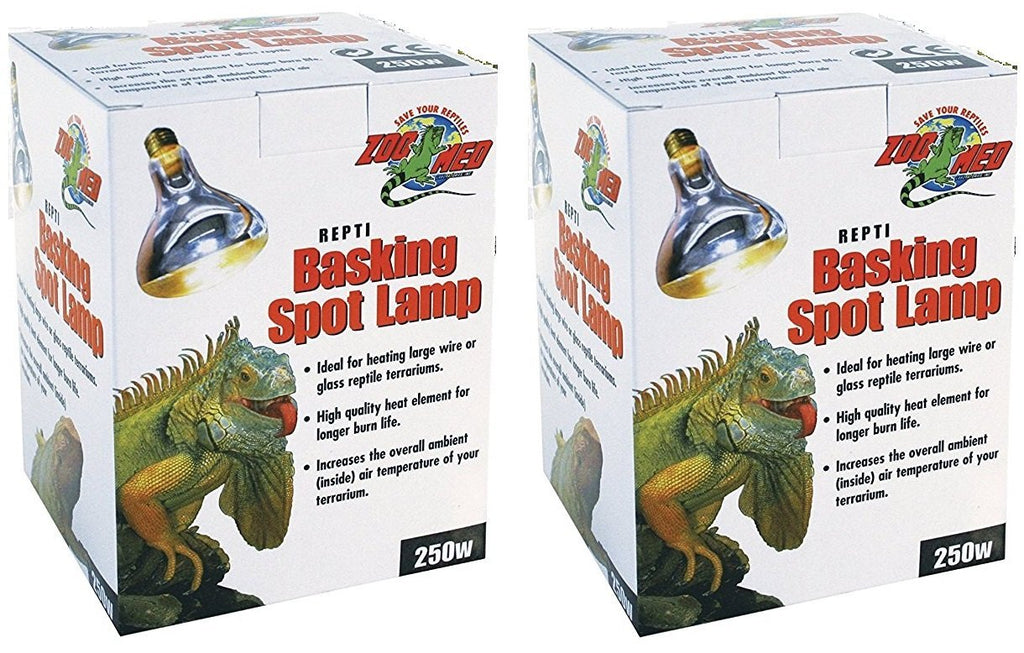 [Australia] - (2 Pack) Zoo Med Reptile Basking Spot Lamp 250 Watts 