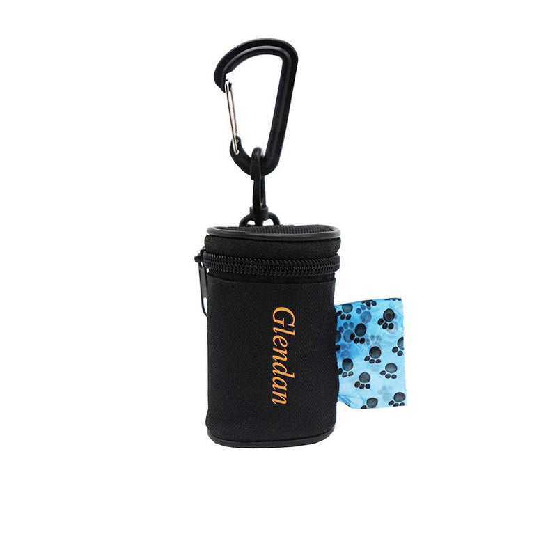 [Australia] - Glendan Dog Poop Bag Holder Leash Attachment,Waste Bag Dispenser - Fits Any Dogs Lead - Includes Free 1 Roll of Dog Bags Circular 