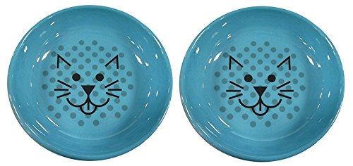 [Australia] - Van Ness Ecoware Cat Dish, 8-Ounce, (2 Pack), Assorted Colors 