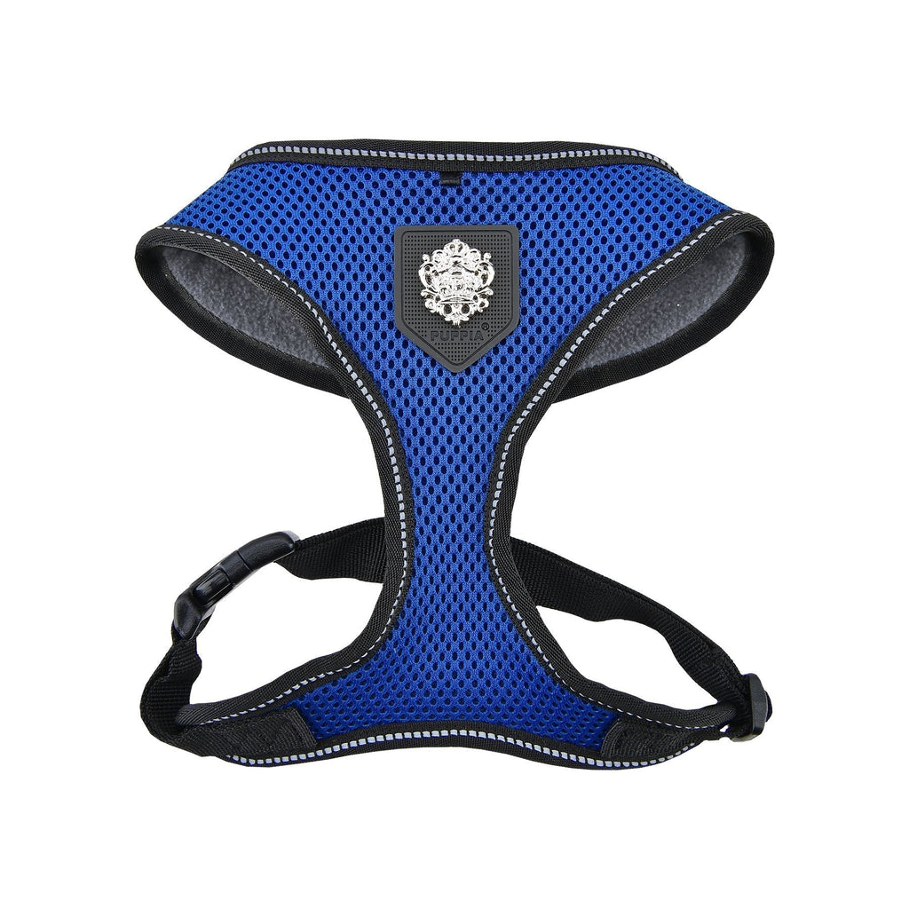 [Australia] - Puppia Thermal Soft Harness Royal Blue Small Puppia Thermal Soft Harness 