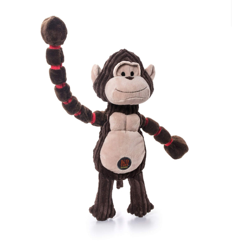 [Australia] - Charming Pet Thunda Tugga Gorilla Plush Dog Toy - Interactive Soft Animal Squeaky Tug Toy 