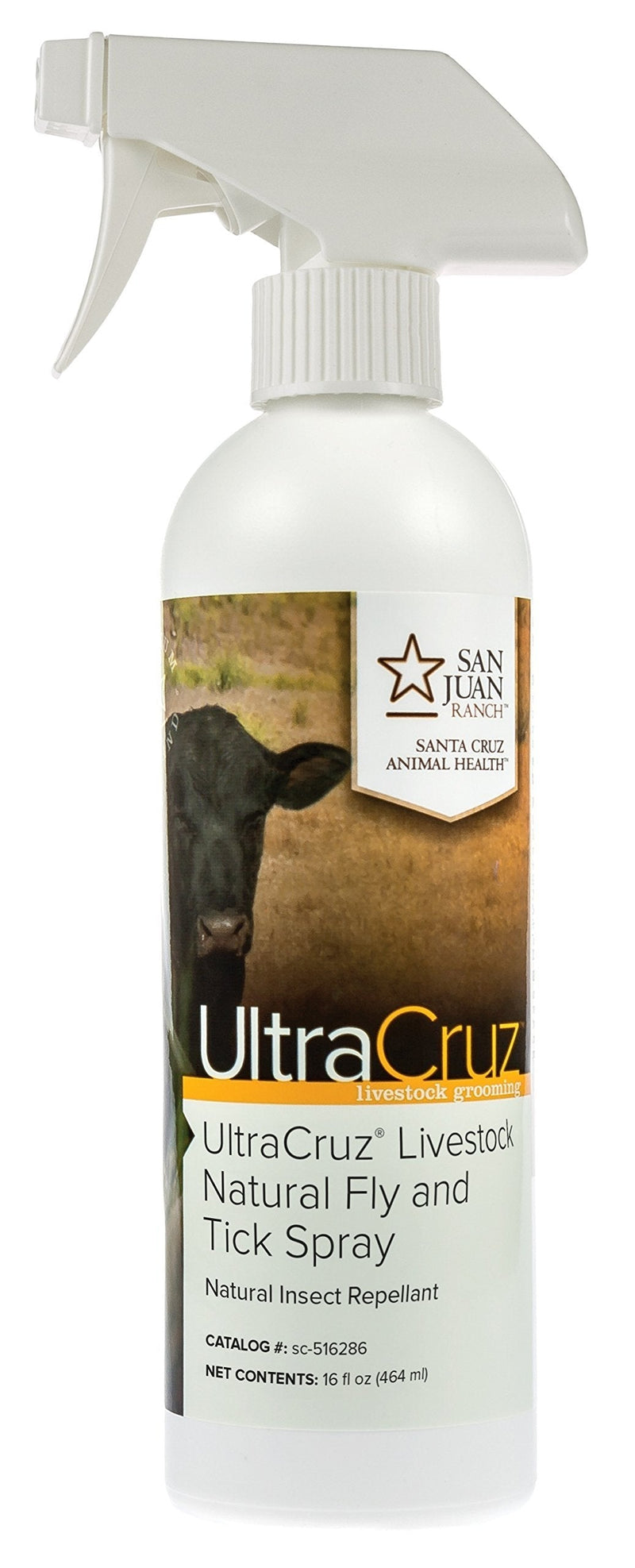 UltraCruz Livestock Natural Fly and Tick Spray, 16 oz,sc-516286 - PawsPlanet Australia