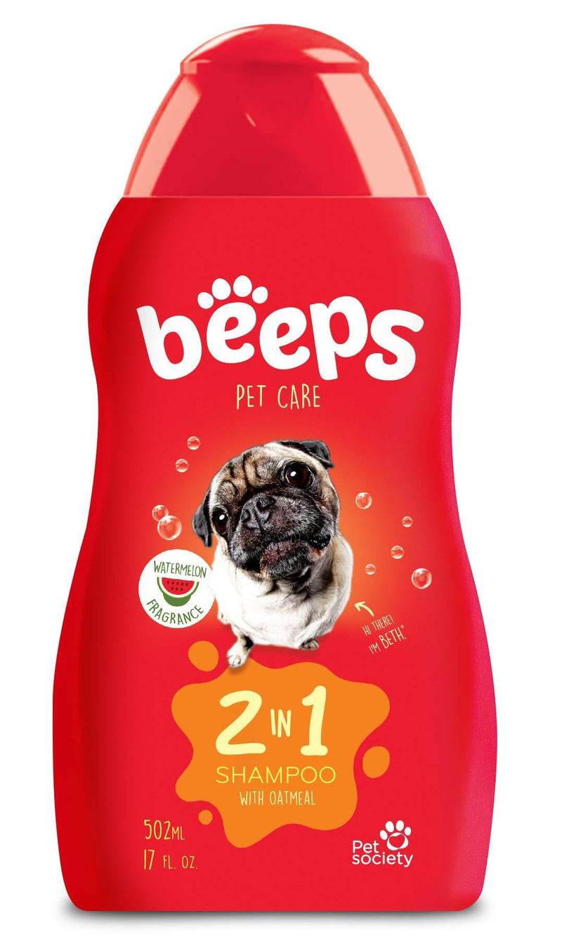 [Australia] - Beeps Dog Shampoo & Conditioner Collection 2 in 1 Dog Shampoo with Oatmeal 