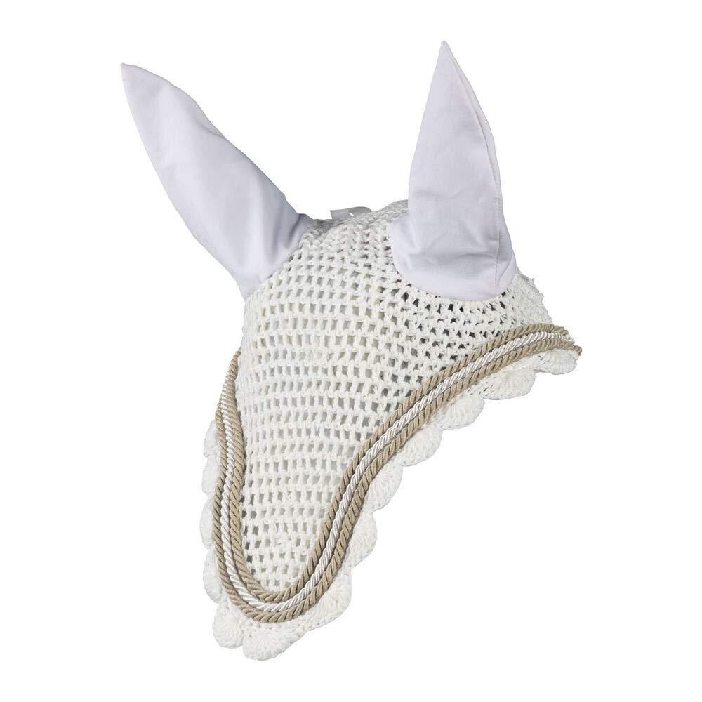 Horze Windsor Ear Net Horse White - PawsPlanet Australia