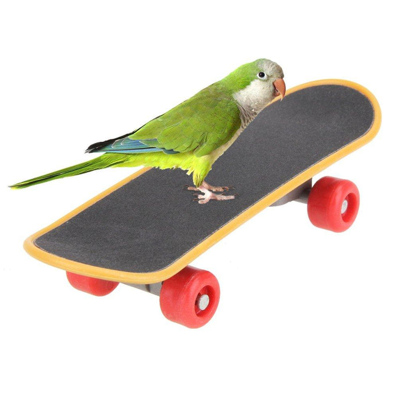 [Australia] - UEETEK Bird Parrot Intelligence Toy Mini Training Skateboard for Parrot Budgie Parakeet Cockatiels 