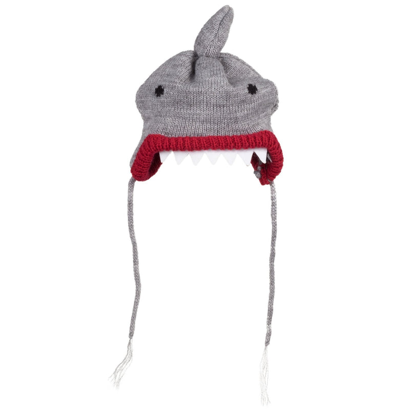 The Worthy Dog Shark Hat Comfortable, Warm, Acrylic Hat Cute Accessories for Pet Cat and Dog Fits Small, Medium and Large Dogs - Gray - PawsPlanet Australia