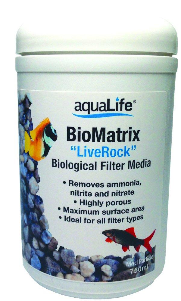 [Australia] - Aquarium Life Support Systems BioMatrix Medium Particle Biological Filter Media 750ml LiveRock 