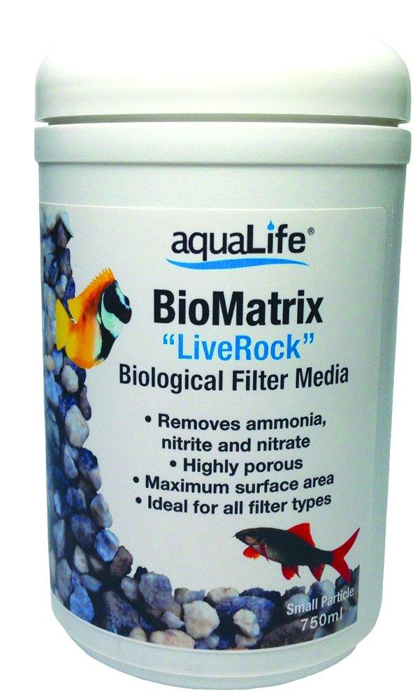 [Australia] - Aquarium Life Support Systems BioMatrix Small Particle Biological Filter Media 750ml LiveRock 