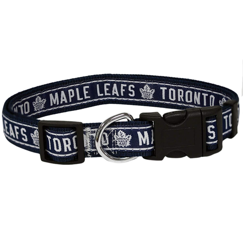 [Australia] - Pets First NHL Toronto Maple Leafs Collar for Dogs & Cats, Small. - Adjustable, Cute & Stylish! The Ultimate Hockey Fan Collar! 
