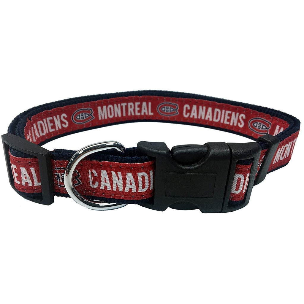 [Australia] - Pets First NHL Montreal Canadiens Collar for Dogs & Cats, Large. - Adjustable, Cute & Stylish! The Ultimate Hockey Fan Collar! 