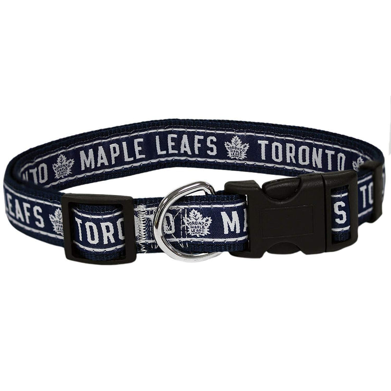 [Australia] - Pets First NHL Toronto Maple Leafs Collar for Dogs & Cats, Large. - Adjustable, Cute & Stylish! The Ultimate Hockey Fan Collar! 