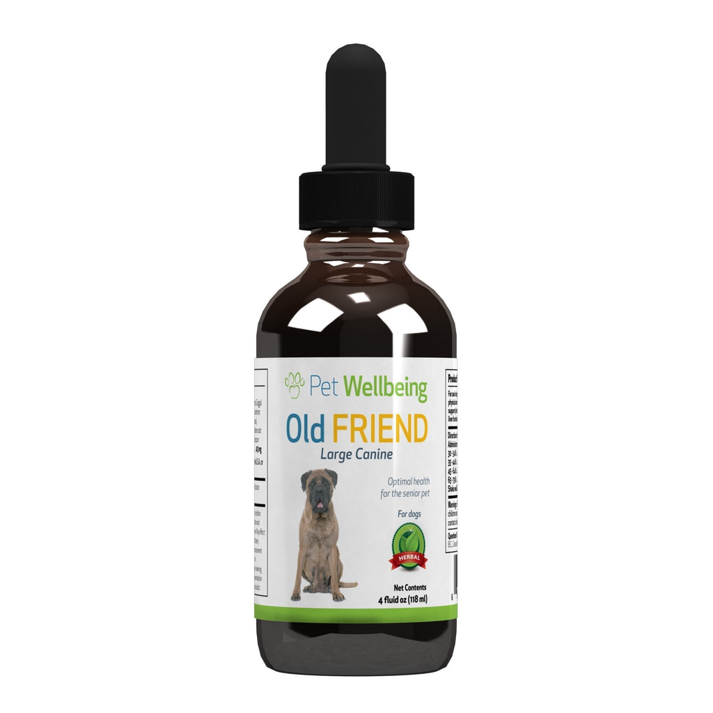 Pet Wellbeing - Old Friend For Senior Dogs - Natural Support For Senior Dogs And Cats - 4Oz - PawsPlanet Australia