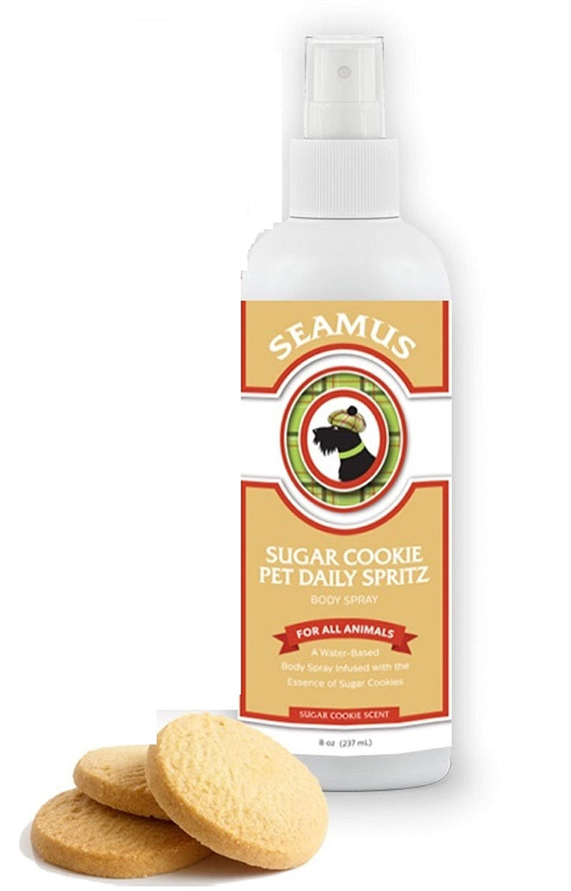 SEAMUS Sugar Cookie Pet Daily Spritz-Cologne-Deodorant-Odor-Eliminator-Body Spray Dogs, Cats Small Animals-Water Based, Time Released Long Lasting, Great Deodorizer Bedding Cages - PawsPlanet Australia