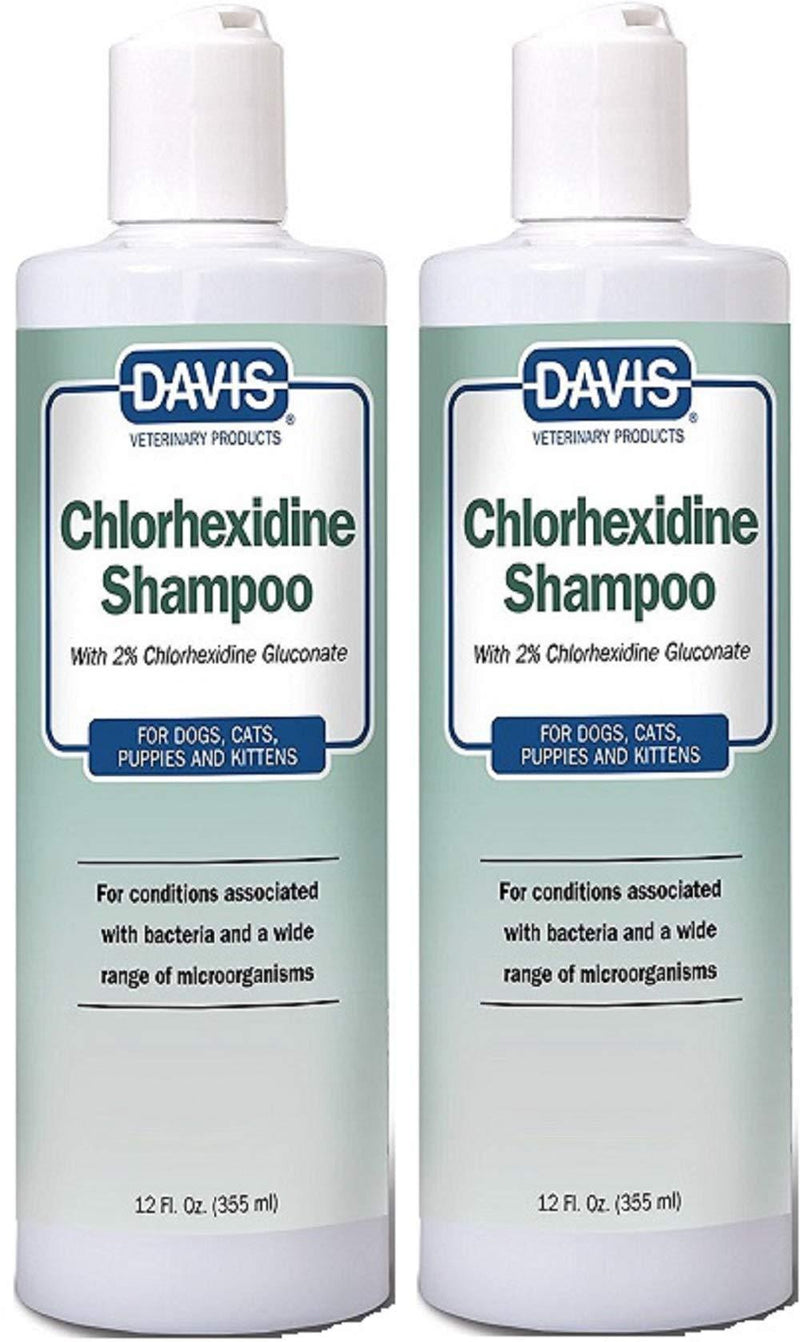 [Australia] - Davis Veterinary Products Chlorhexidine Shampoo for Dogs Cats Pets, Bundled with Health Tracker 2 Pack 