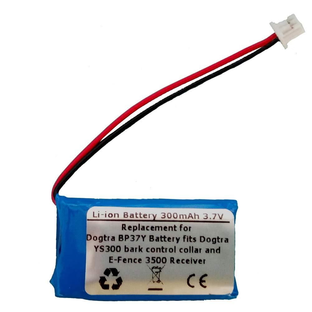 [Australia] - 300mAh/3.7V Li-Polymer BP37Y Battery For Dogtra YS300 Bark Control Dog Collar And YS300 anti bark collar and E-Fence 3500 Receiver 