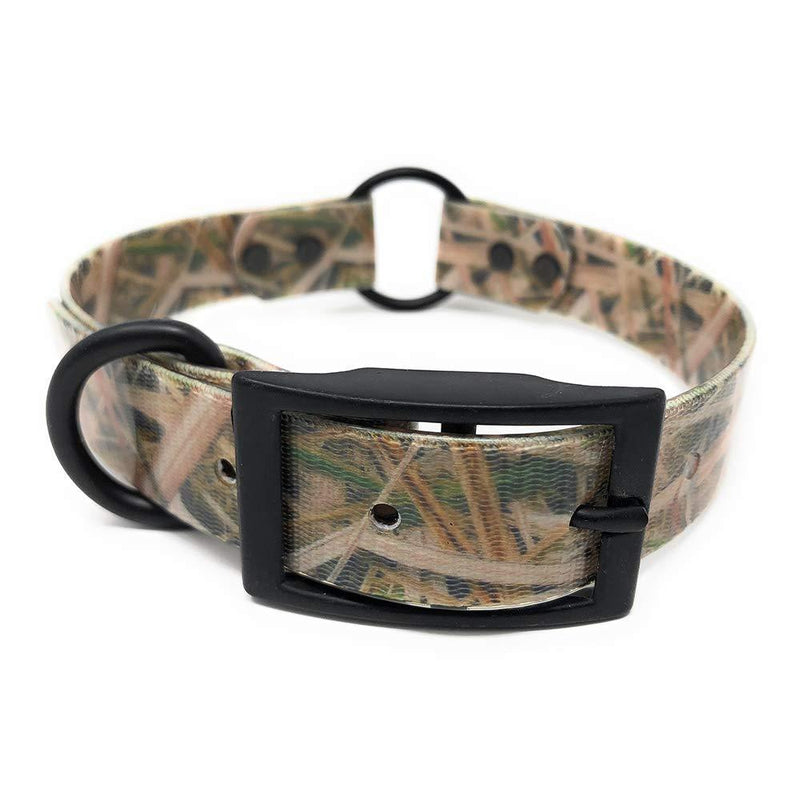 [Australia] - Camo Hunting Dog Collar with Heavy Duty Center Ring | for Small, Medium, Large, or XL Dogs 21" (fits 19 inch to 23 inch neck) Camo 