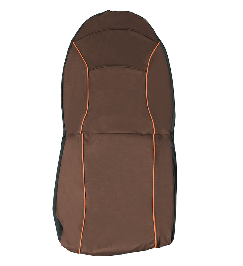 [Australia] - Pet Life Open Road Mess-Free Single Seated Safety Car Seat Cover Protector for Dog, Cats, and Children Brown One Size 