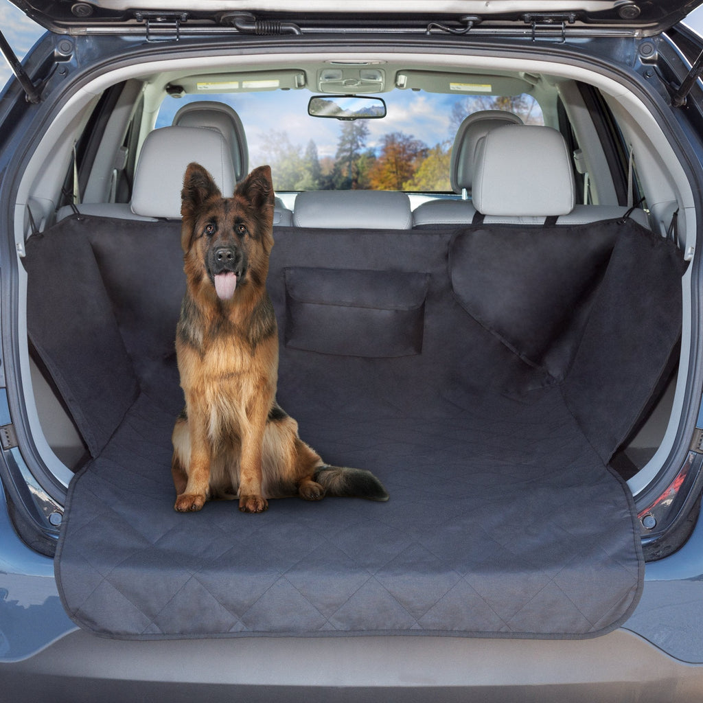 [Australia] - PETMAKER Cargo Liner Dog Seat Cover- Quilted Waterproof All Weather Non-Slip Pet Travel Mat with Side Coverage and Bumper Flap Protector for SUVs 