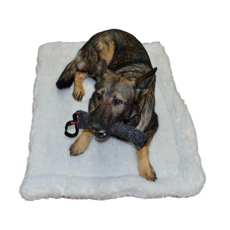 [Australia] - RedLine K9 Double Sided Sherpa Dog Bed Crate Mat 12" x 17" - 100 Series Crate 