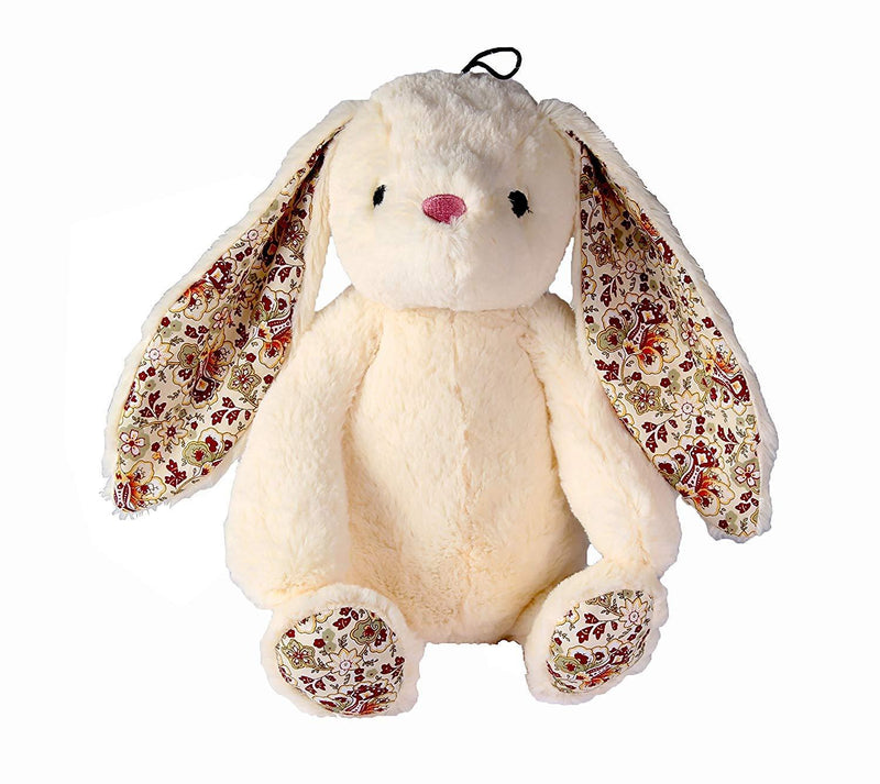 [Australia] - Petlou Durable Plush Dog and Cat Toys with Multi-Squeaks and Crinkle,Vegetables,Dog,Rabbit/Bunny Collection Beige 15-Inch Rabbit In Beige Color 