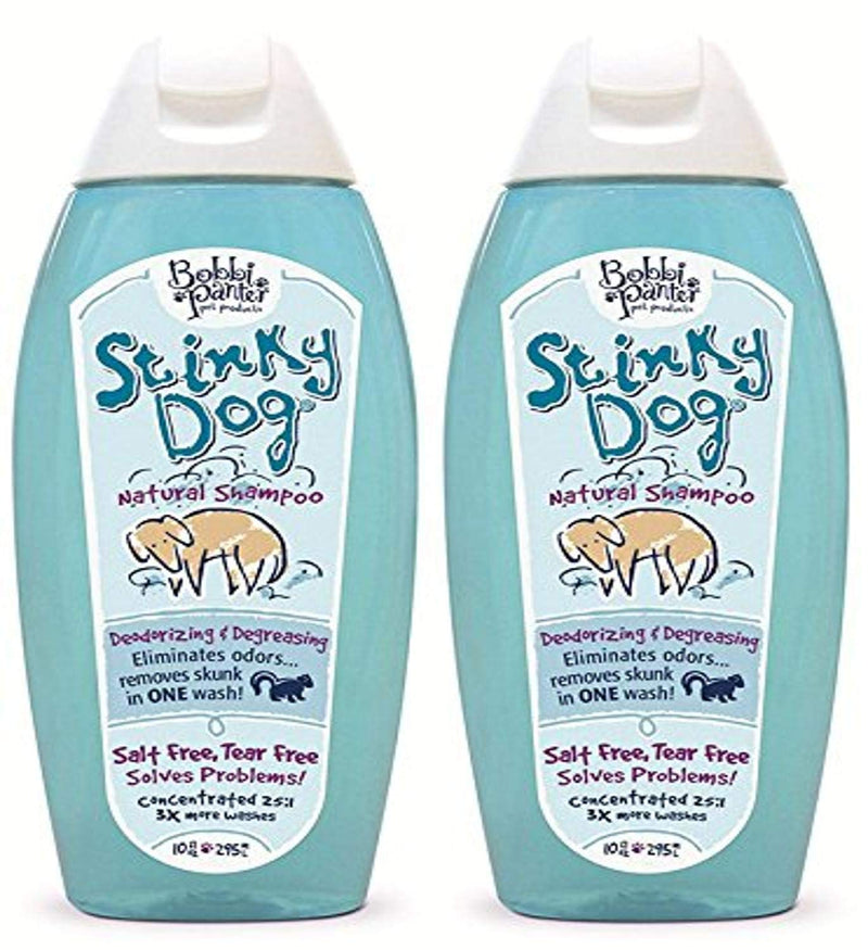 [Australia] - Bobbi Panter Stinky Dog Shampoo 10-Ounce (2-Pack) 