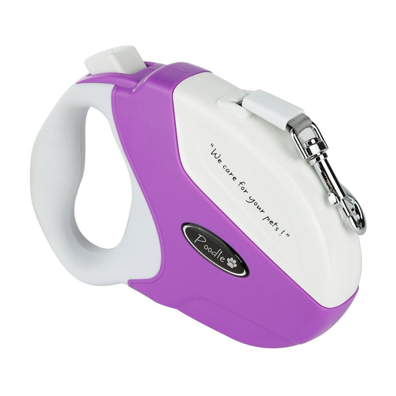 [Australia] - Poodle Pet Retractable Dog Leash – XL Heavy Duty 16ft Leashes for Large, Medium & Small Dogs Up to 110lbs – Strong, Durable, Easy to Use 