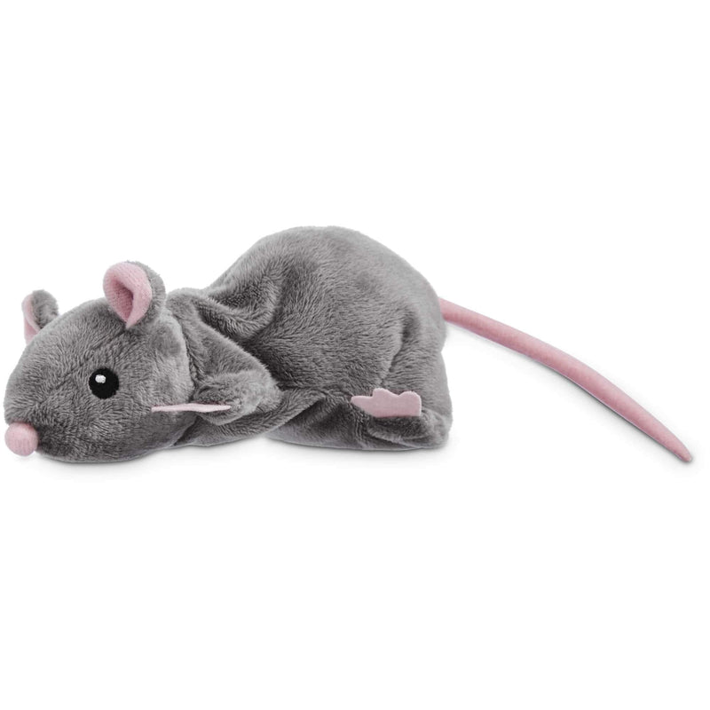 [Australia] - Leaps & Bounds Grey Rat Cat Toy 11.25 IN 