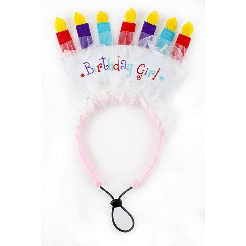 Midlee Birthday Dog Headband (Birthday Girl) - PawsPlanet Australia