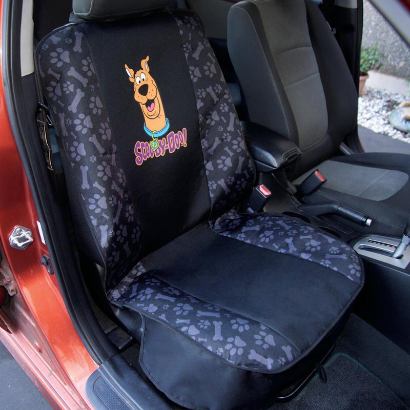 [Australia] - BDK Scooby-Doo Front Pet Seat Cover for Car SUV & Truck - 100% Waterproof Protection, Double Padded, Front Treat Pocket, Dog & Cat Friendly 