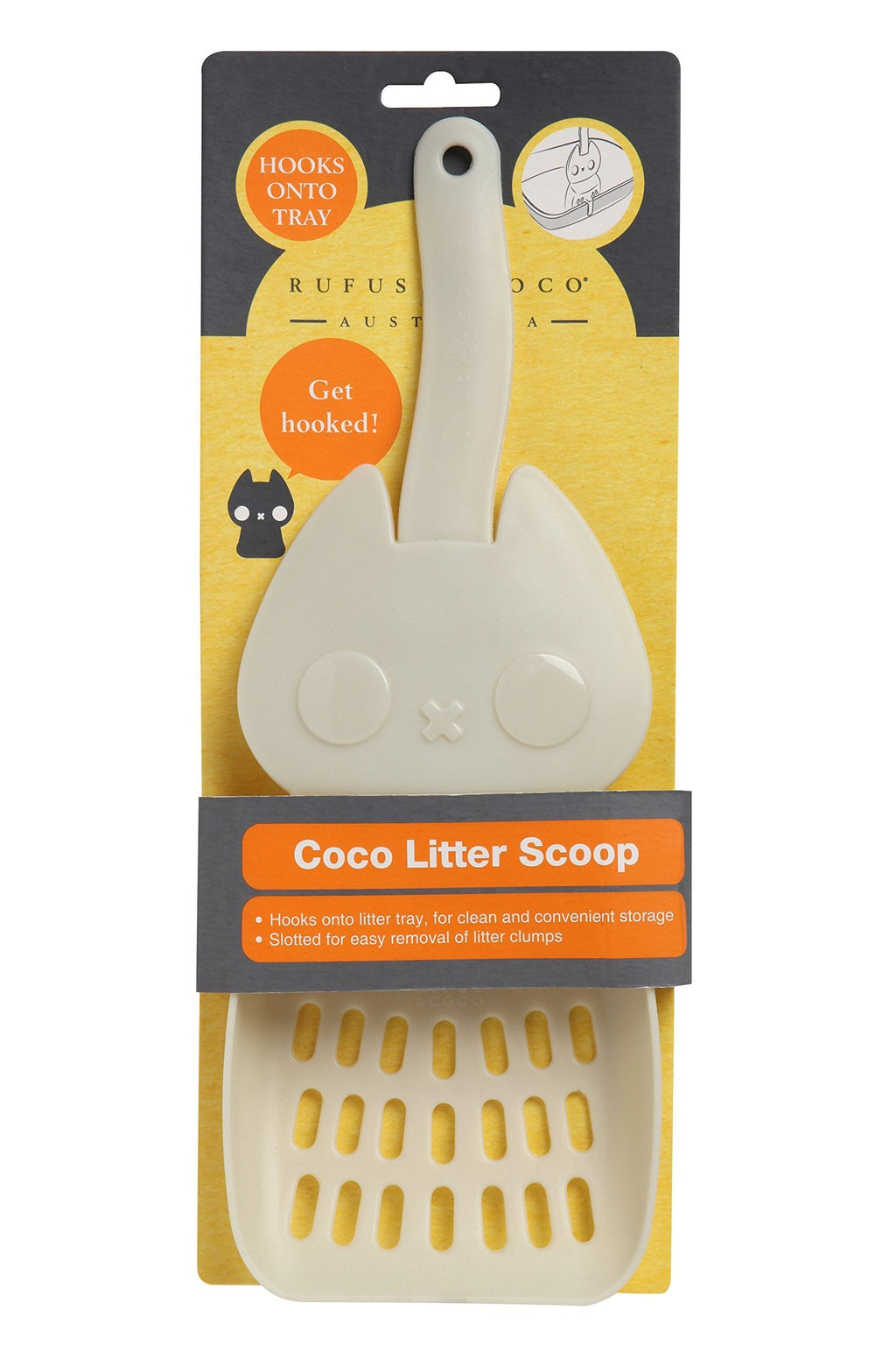[Australia] - Rufus & Coco Litter Scoop, One Size Cream 