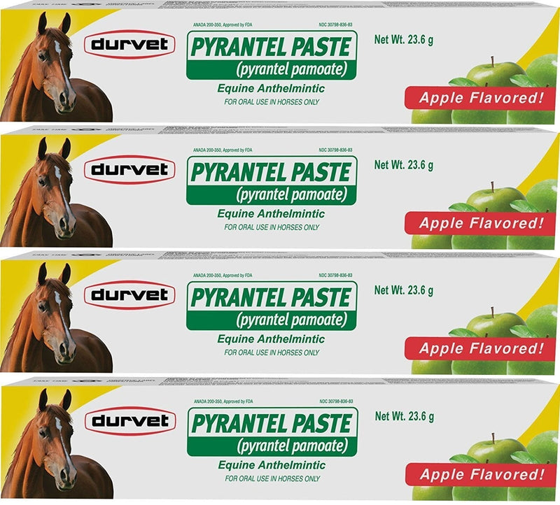 (4 Pack) Durvet Pyrantel Paste Wormer, 23.6gm Per Pack - PawsPlanet Australia