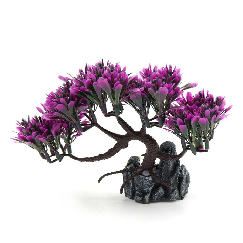 [Australia] - uxcell rium Decorative Plastic Plant Landscape Ornament Home Decoration Purple 