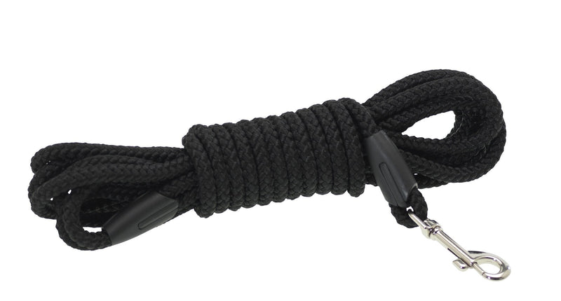 Chapuis Sellerie SLA789 Polypropylene Dog Lead Rope Size M Black M / 5 m - PawsPlanet Australia