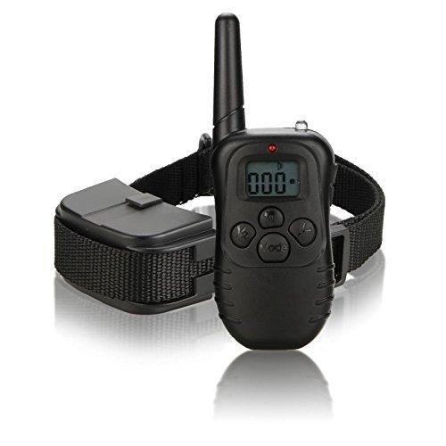 [Australia] - Remote Controlled Dog Training Collar Waterproof Dog Shock Collar with Harmless Static Shock/Vibration/Beep/Flash for Small, Medium and Large Dogs 
