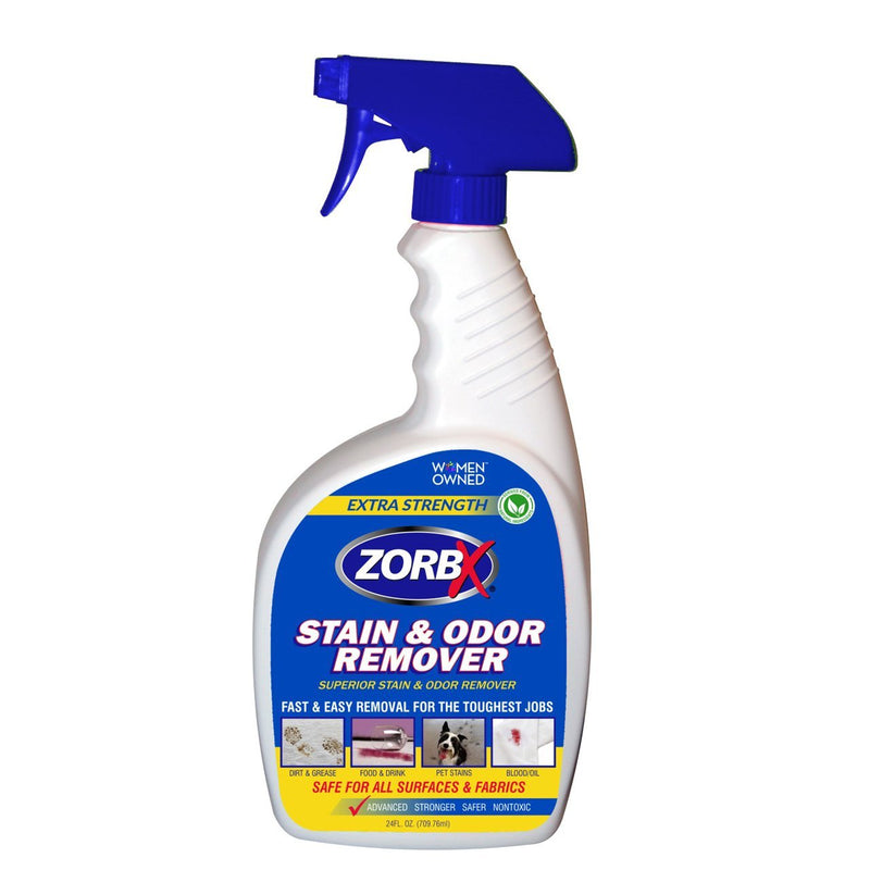 [Australia] - ZORBX Extra Strength Stain and Odor Remover – Non-Toxic and Biodegradable Stain Remover is Safe for All with No Harsh Chemicals, Perfumes or Fragrances (24oz) 