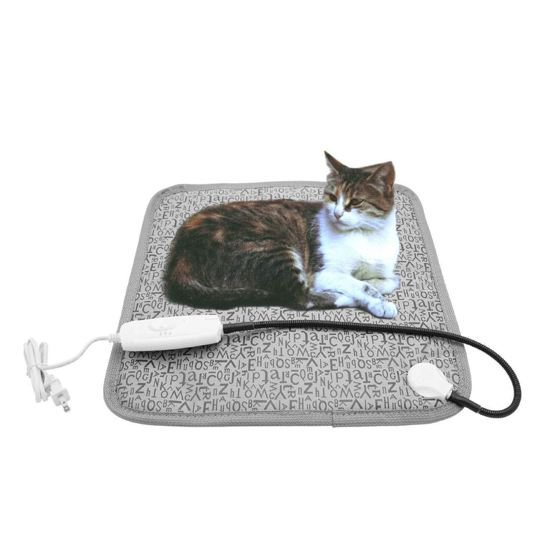 [Australia] - Nyicey Pet Heating Pad, Dog Cat Electric Heated Blanket Mat, Temperature Warming Cushion Bed with Anti Bite Tube 