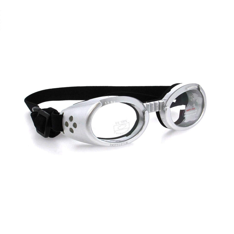 [Australia] - Doggles - ILS Silver Frame with Clear Lens X-Small 